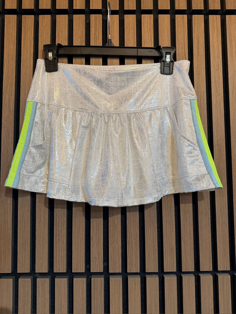 Lucky in Love Metallic Mini Skort